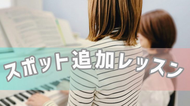 追加レッスンも受講できます