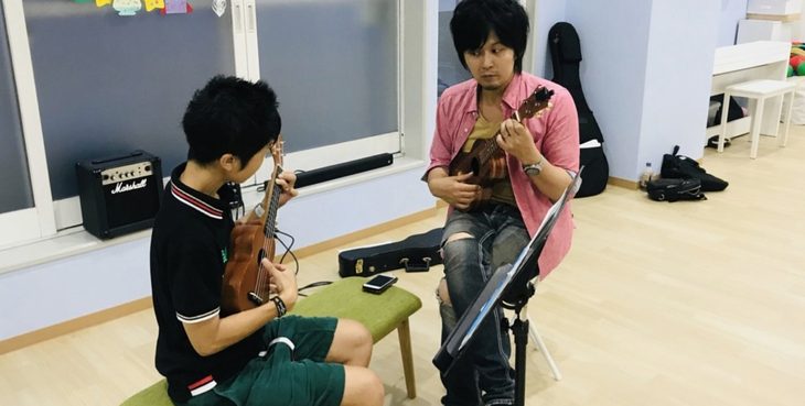 レッスンブログ ウクレレレッスン♪ こんにちは！渋谷区の音楽教室・ピアノ教室・Basstoneschoolミュージックスクール...続く 2019.08.08